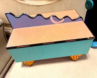 Memphis group box by Hollis Fingold