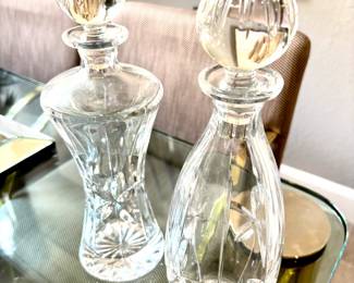Crystal decanters