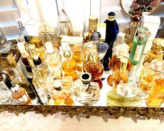 Large selection of perfumes