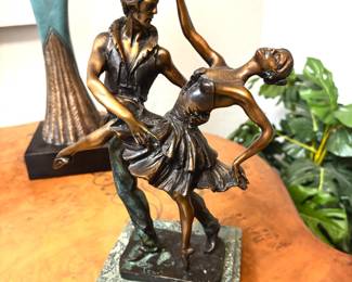 Bronze "Dancers" sculpture