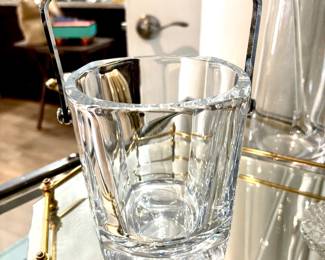 Sevres French crystal ice bucket