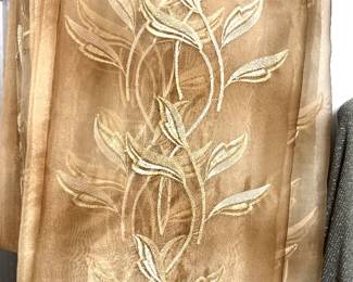 Embroidered sheers