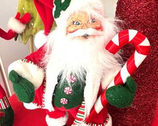 Annalee Peppermint Santa