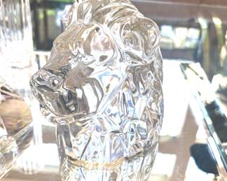 Baccarat lion head