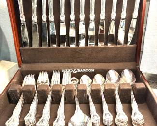 Silver plate set for 12