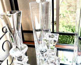 Collection of Sevres French crystal