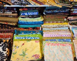 Lots of quilting fabric