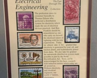 Electrical Engineering Commemorative Stamp Display Style
