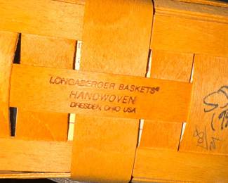 Longaberger Handwoven Basket Collection