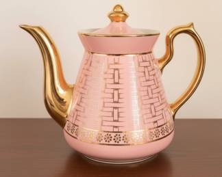 Hall China Basketweave Teapot