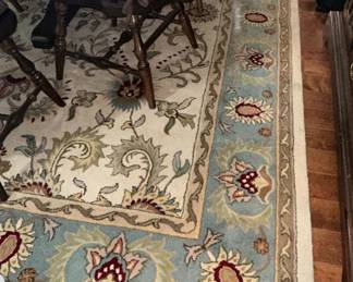 Safavieh Lyndhurst Light Blue/Ivory 8 ft. x 10 ft. Border Area Rug LNH312B-810