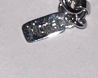 Monet Silver Tone Figaro Link Chain Necklace