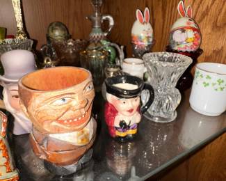 Assorted Decorative Figurines and Glassware