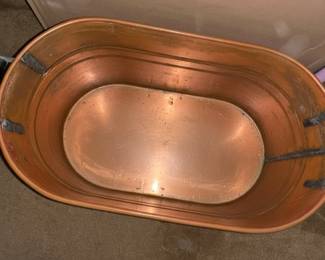 Copper Wash Boiler Style Tub