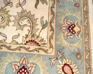Safavieh Lyndhurst Light Blue/Ivory 8 ft. x 10 ft. Border Area Rug LNH312B-810
