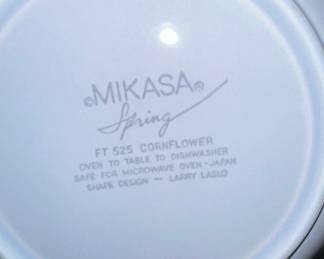 Mikasa Spring Cornflower Dinnerware Set