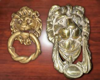 Lion Head Door Knockers