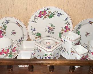 Tuscan China Cunard Steamship Souvenir Porcelain Set