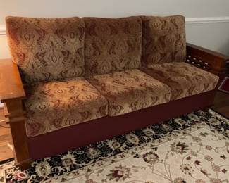 Mission Style Sofa, Loveseat and Chair