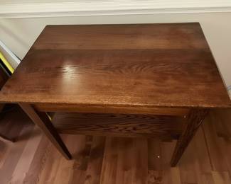 Mission Style Library Table