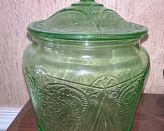 Glass Cookie Jar