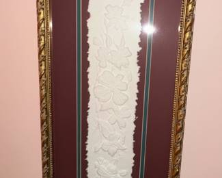 Spice Embossed Floral Paper Art