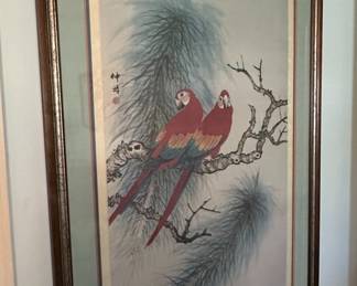 Ito Sozan Style Macaw Print