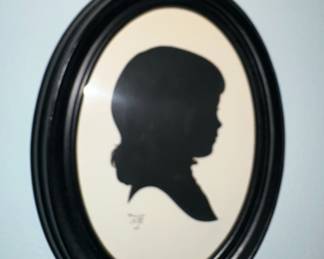 Pair of Custom Silhouette Portraits