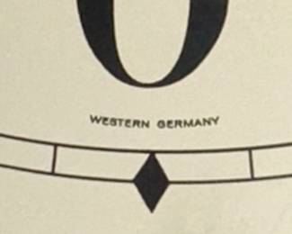 Octagon Style Wall Clock - Western Germany