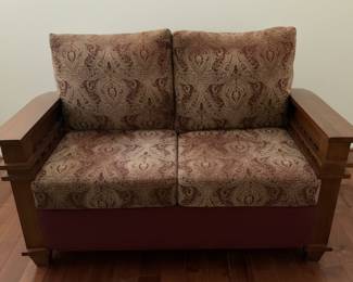 Mission Style Sofa, Loveseat and Chair