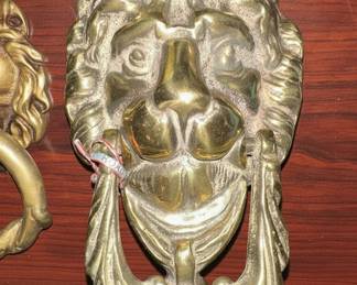 Lion Head Door Knockers