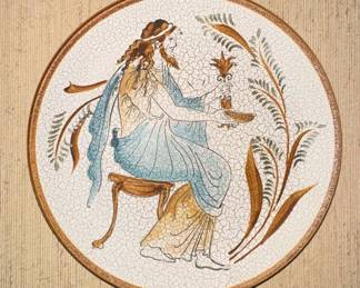 Union of Greek Ceramists Decorative Plaque