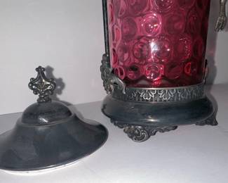 Rockford Silver Co. Pickle Caster