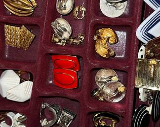 Assorted Sterling Silver and Costume Earrings