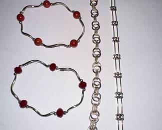 Assorted Sterling Silver Bracelets