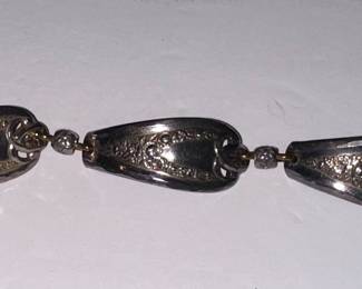Silverware Handle Link Bracelet