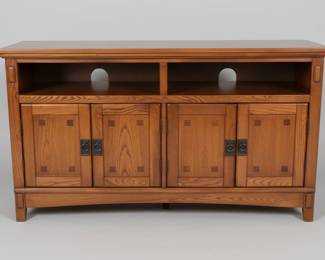 Mission Style Media Console