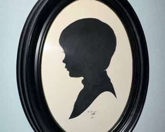 Pair of Custom Silhouette Portraits