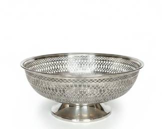 Alvin Sterling Silver Pierced Bowl
