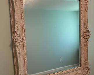 Vintage Rococo Style Wall Mirror with Gilt Finish