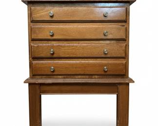 Vintage Campaign Style Butler's Tray Table