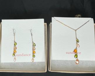Sundance Catalog Teardrop Crystal Jewelry