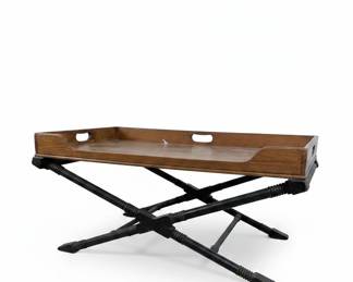 Vintage Drexel Heritage Butler Tray Coffee Table