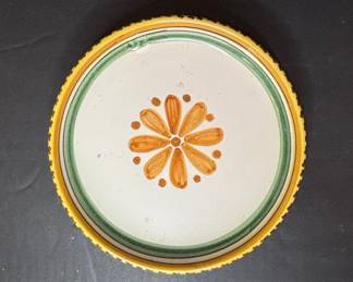 Turkish Kutahya Hand-Painted Ceramic Plate