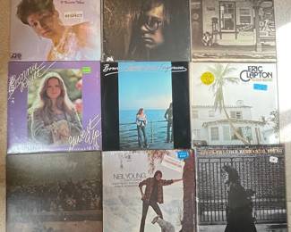 Vintage Vinyl Record Collection - Rock & Soul Classics