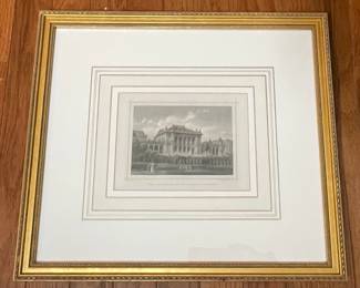 Das Curhaus im Stadtpark in Wien Steel Print