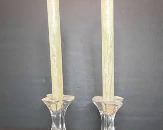 Riedel Crystal Candlestick Holders