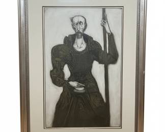 Don Quixote Signed Print by Dean Meeker 