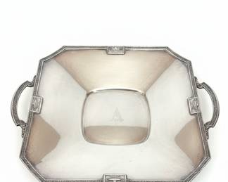 Lawrence B. Smith Co. Silver Plated Octagonal Tray