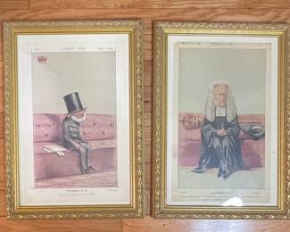Vanity Fair Statesmen Caricature Prints